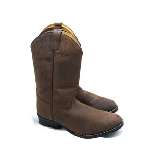 Masterson Boots Mens Size 5D Cowboy Brown Leather Western Rodeo RB2000Y